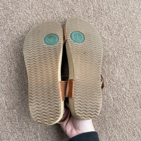 Josef Seibel sandals comfort bed walking shoes size 39 US 8-8.5 brown leather - Picture 6 of 6